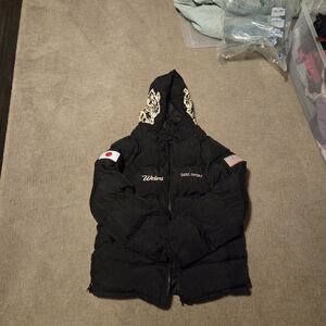 Mens Darc Sport Black Puffer Jacket with Hood